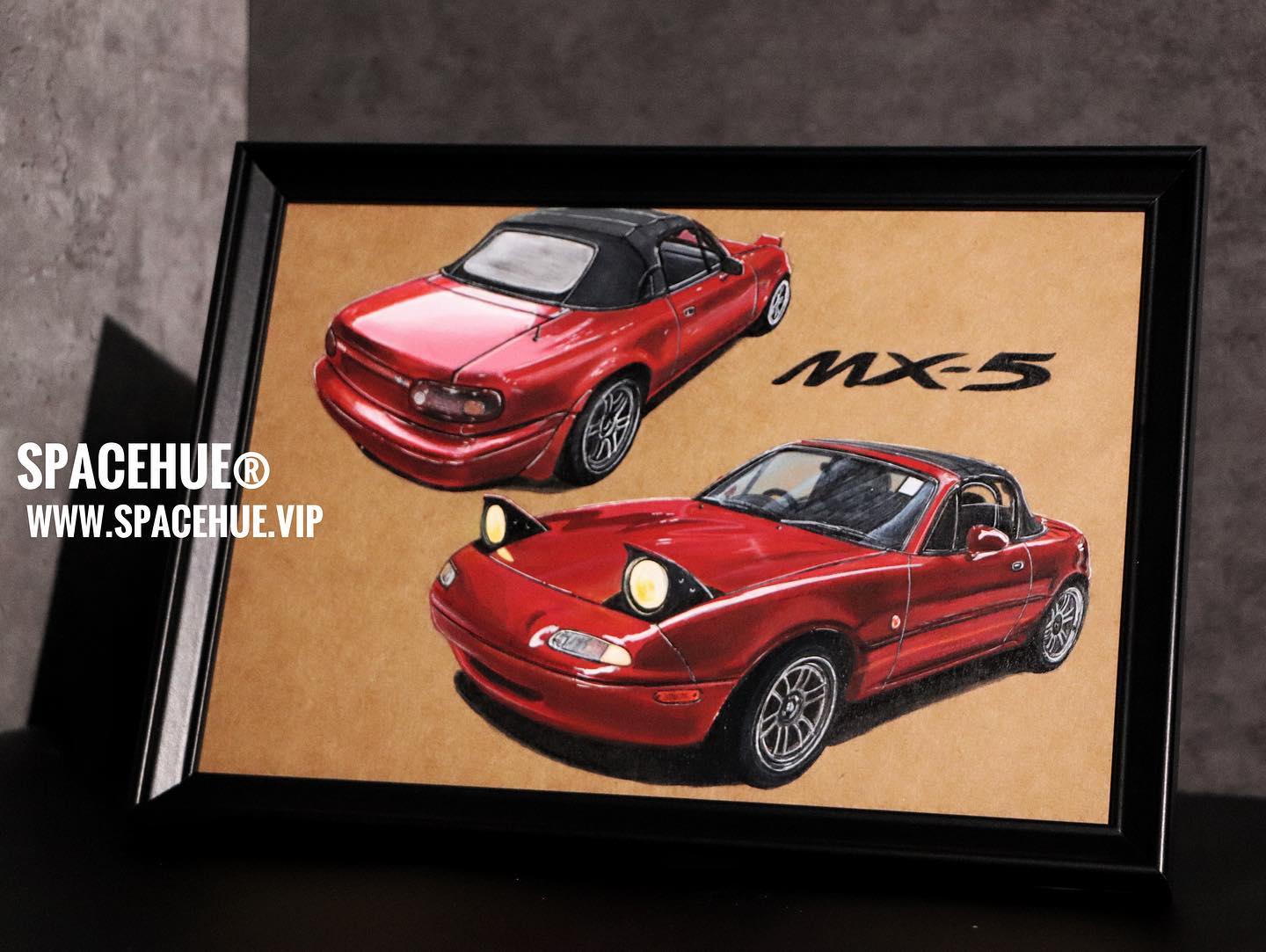 FreeWay Collection 客製手繪車畫 (1車2角度)