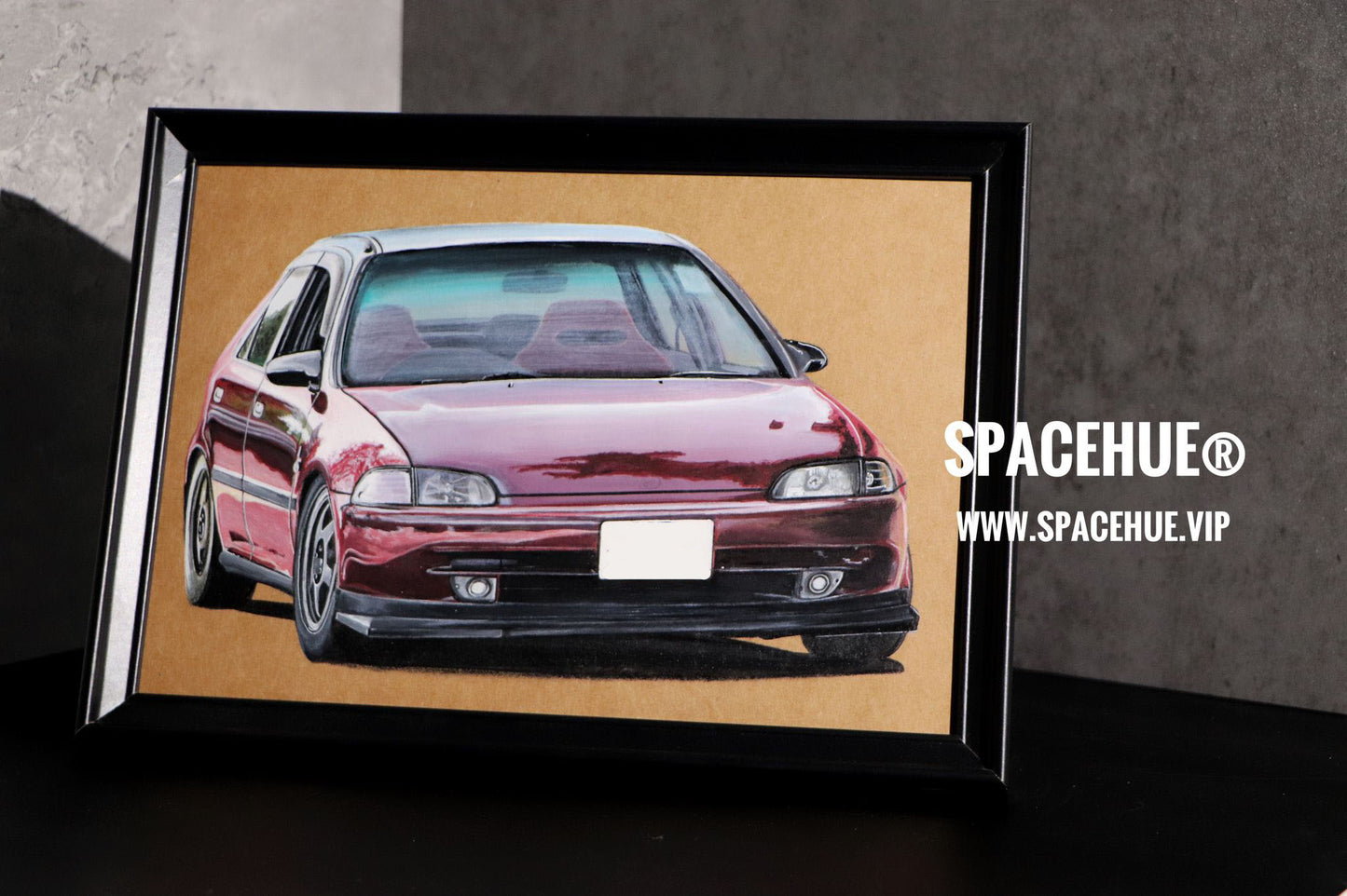 FreeWay Collection 客製手繪車畫 (1車1角度)