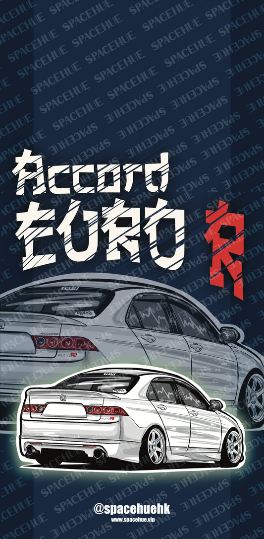 Accord Euro R 即揀即印 Notrace Case 仿玻璃面電話殻